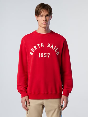 North Sails Hoodie Hoodie met geborduurde letters