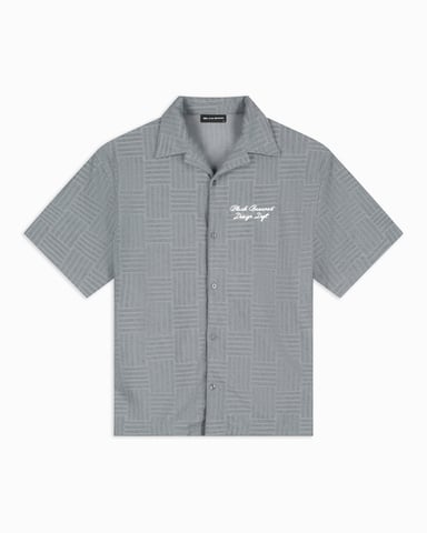 Black Bananas, Terry Resort Shirt, Grey