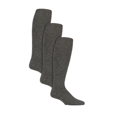 3-pack Visserssokken | Lange Wollen Bootsokken voor Mannen | Kniehoog Hengelsokken