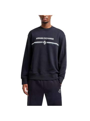 Armani Exchange men's sweatshirt with diamond pattern