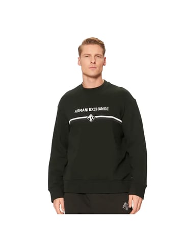 Armani Exchange men's sweatshirt with diamond pattern