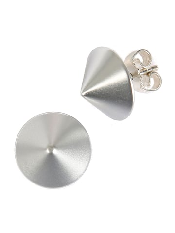 DeMarie Stud earrings Metal anodised aluminium matt/gloss silver