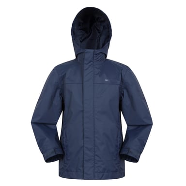 Mountain Warehouse Childrens/Kids Torrent Taped Seam Waterproof Jacket (Navy)