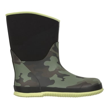 Mountain Warehouse Childrens/Kids Puddle Camo Wellington Boots (Black)