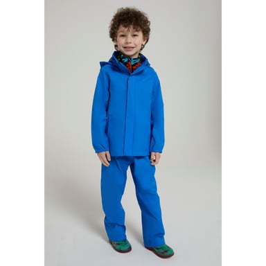 Mountain Warehouse Childrens/Kids Pakka II Waterproof Over Trousers (Cobalt)