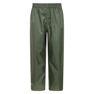 Mountain Warehouse Childrens/Kids Pakka II Waterproof Over Trousers (Khaki)