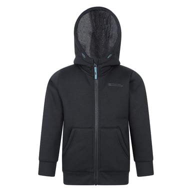 Mountain Warehouse Childrens/Kids Nordic II Full Zip Hoodie (Black)
