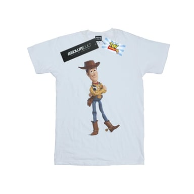 Disney Mens Toy Story 4 Sherrif Woody T-Shirt (White)