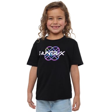K-Pop Demon Hunters Kinder/Kids Pastel Logo T-shirt (Zwart)
