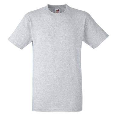 Fruit Of The Loom Mens Heavy Weight Belcoro® Cotton Short Sleeve T-Shirt (Heather Grey)