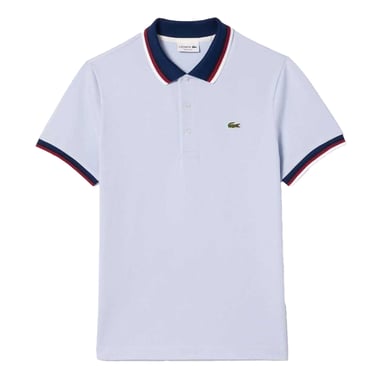 Lacoste Mens Mini Pique Stretch Regular Polo Shirt (Blue)