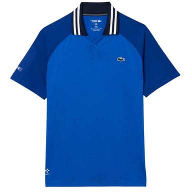 Lacoste Mens Daniil Medvedev Slim Tennis Polo Shirt (Blue)