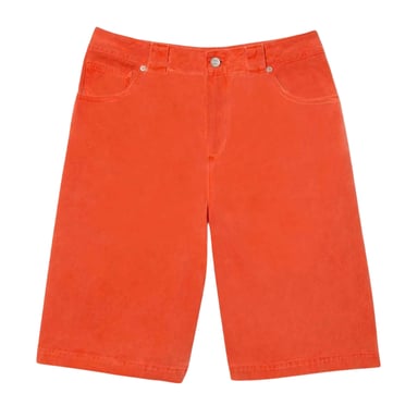 Lacoste Womens/Ladies Bermuda Natural Dyed Long Shorts (Red)