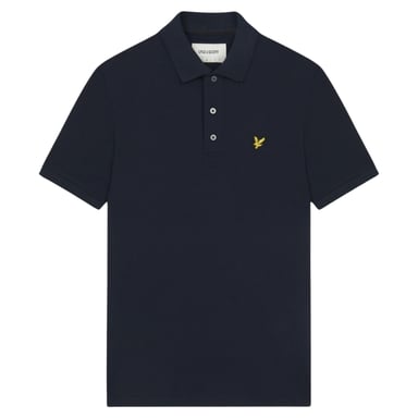 Lyle & Scott Branded Chest Logo Dark Navy Blue Polo Shirt