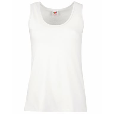 Fruit Of The Loom Womens/Ladies Valueweight Lady Fit Tank Top (White)