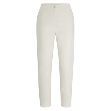 Boss Womens/Ladies Tolinda-D Elasticated Waist Trousers (White)