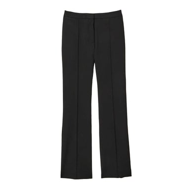 Lacoste Womens/Ladies High Waist Flared Trousers (Black)