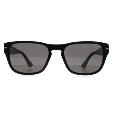 Persol Square Mens Black Dark Grey PO3341S