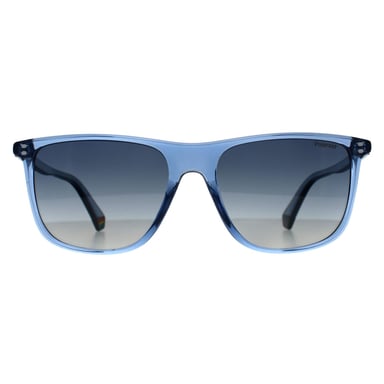 Polaroid Rectangle Mens Blue Blue Gradient Polarized PLD 6232/S