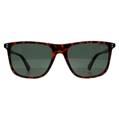 Polaroid Rectangle Mens Havana Green Polarized PLD 6232/S