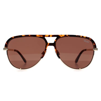 Quay Aviator Womens Tortoise Brown High Key Mini Remixed
