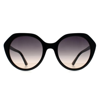 Guess Oval Womens Shiny Black Blue Pink Gradient GF6201