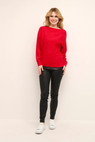 Pullover CUannemarie Oversize fit red