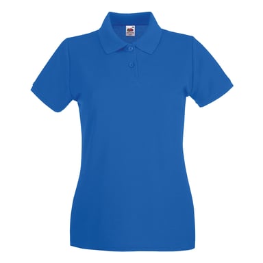 Fruit of the Loom Dames/Dames Premium Piqué Katoen Polo Shirt (Koningsblauw)