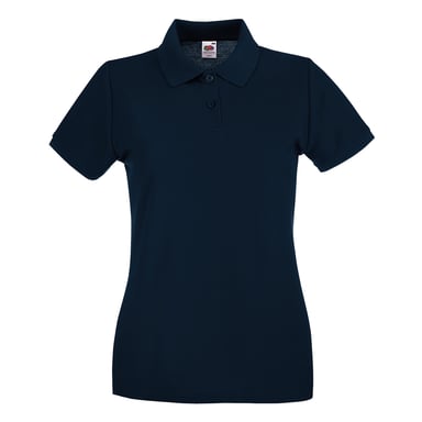 Fruit of the Loom Dames/Dames Premium Piqué Katoen Polo Shirt (Deep Navy)