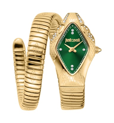 Just Cavalli Dames Slang 316L RVS Horloge