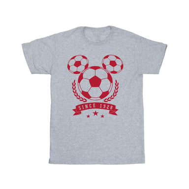 Disney Boys Mickey Football Head T-Shirt (Sports Grey)