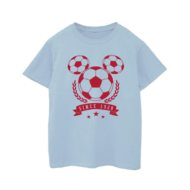 Disney Boys Mickey Football Head T-Shirt (Baby Blue)