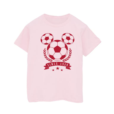 Disney Boys Mickey Football Head T-Shirt (Baby Pink)
