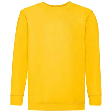 Fruit of the Loom Kids/Childrens Classic Drop Shoulder Sweatshirt (Sunflower)