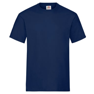 Fruit of the Loom Unisex Adult Heavy Cotton T-Shirt (Navy)