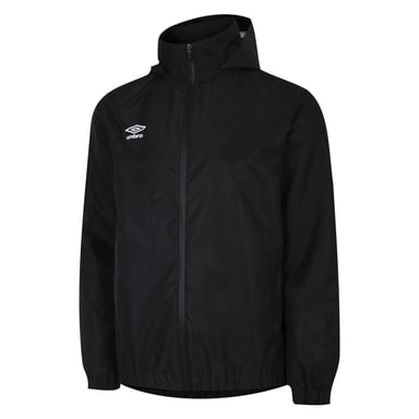 Umbro Mens Total Training Waterproof Jacket (Black/White)