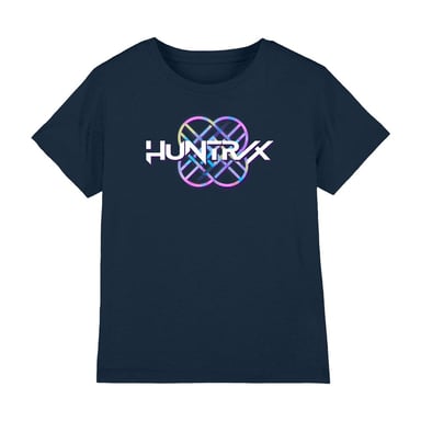 K-Pop Demon Hunters Childrens/Kids Pastel Logo T-Shirt (Navy)