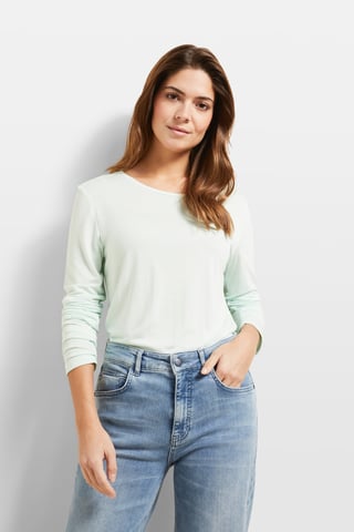 Bugatti Damen Langarmshirt mit Rundhals