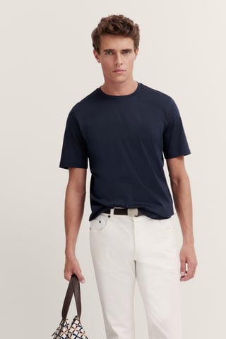Bugatti Herren T-Shirt aus Baumwolle