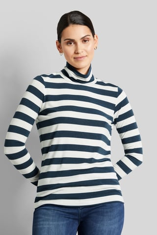 Bugatti Damen T-Shirt mit Rollkragen