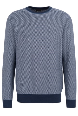 Bugatti Herren Pullover mit Strukturmuster