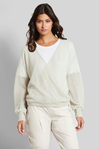 Bugatti Damen Wickelpullover ultra leicht