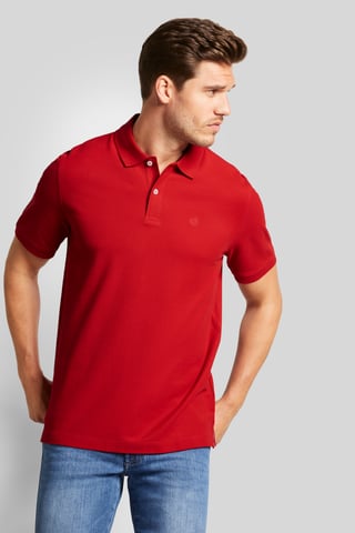 Bugatti Herren Polo-Shirt mit körpernaher Passform