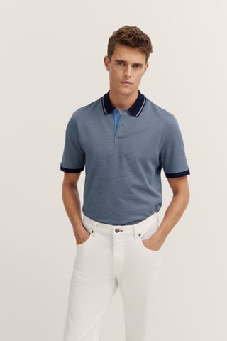 Bugatti Herren Polo aus Baumwolle