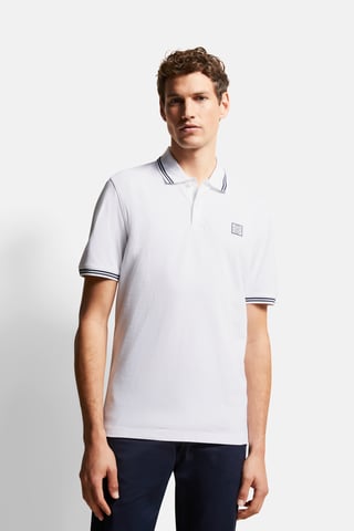 Bugatti Herren Polohemd mit Kontraststreifen