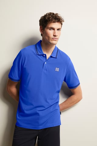 Bugatti Herren Polohemd mit Kontraststreifen