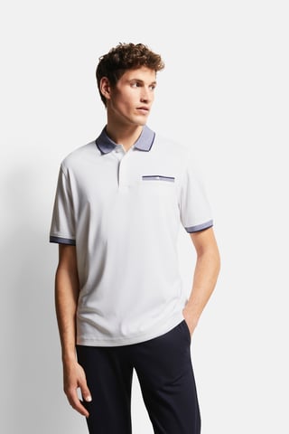 Bugatti Herren Polohemd mit Kontraststreifen