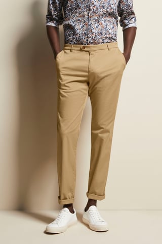 Bugatti Herren Chinohose mit Elasthananteil