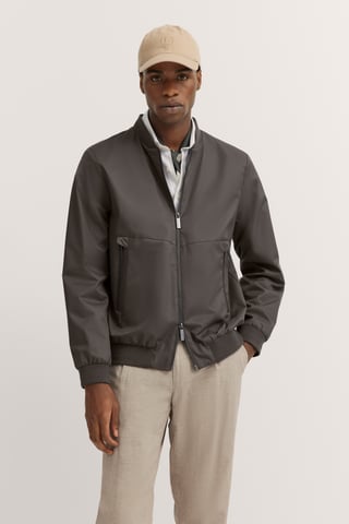 Bugatti Herren Blouson mit Collegekragen