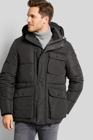 Bugatti Herren Steppjacke mit abtrennbarer Kapuze